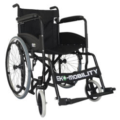 SILLA DE RUEDAS 18" ESMALTADA SOLIDA